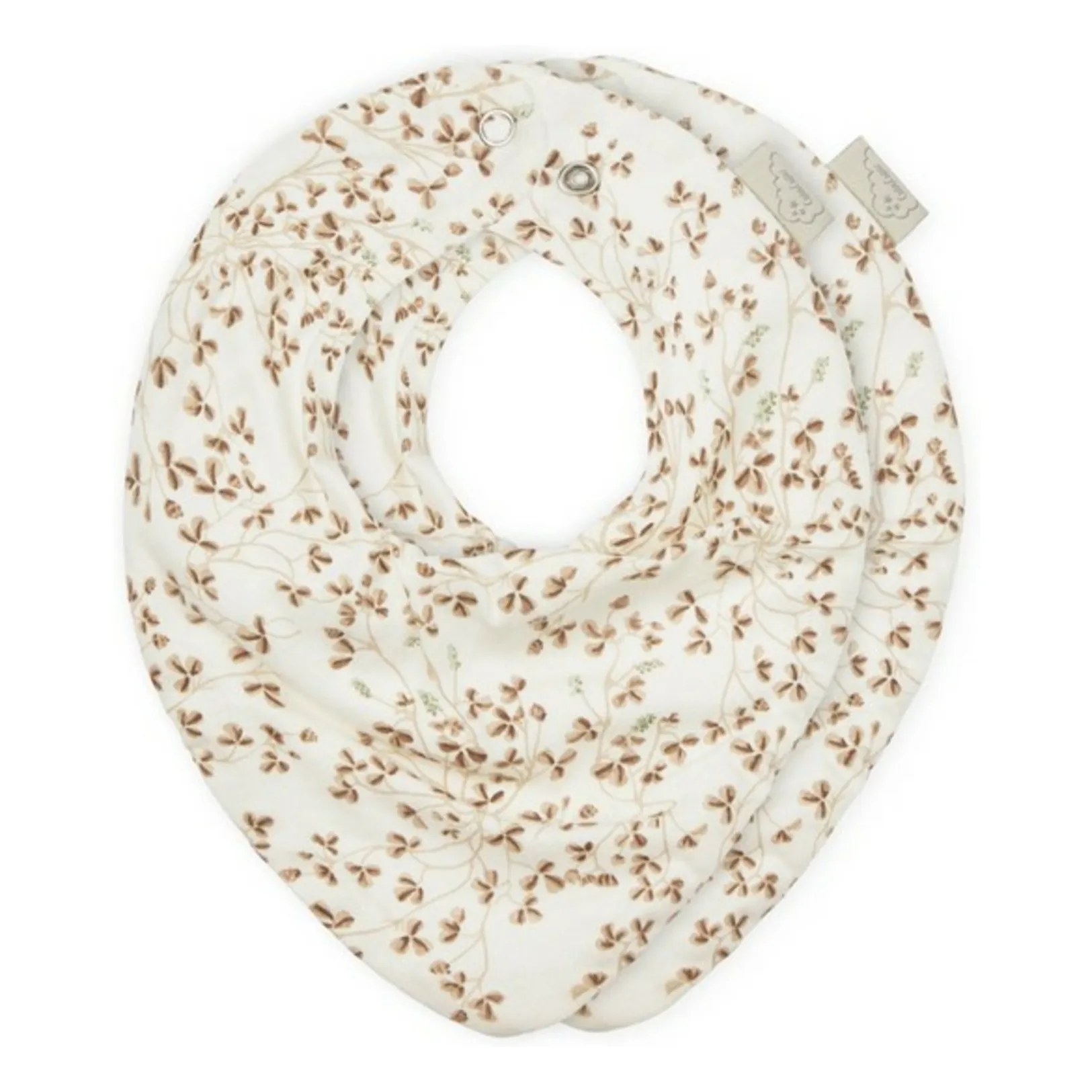 Bandana Bibs Ivy - Set of 2 | Brown- Product image n°0