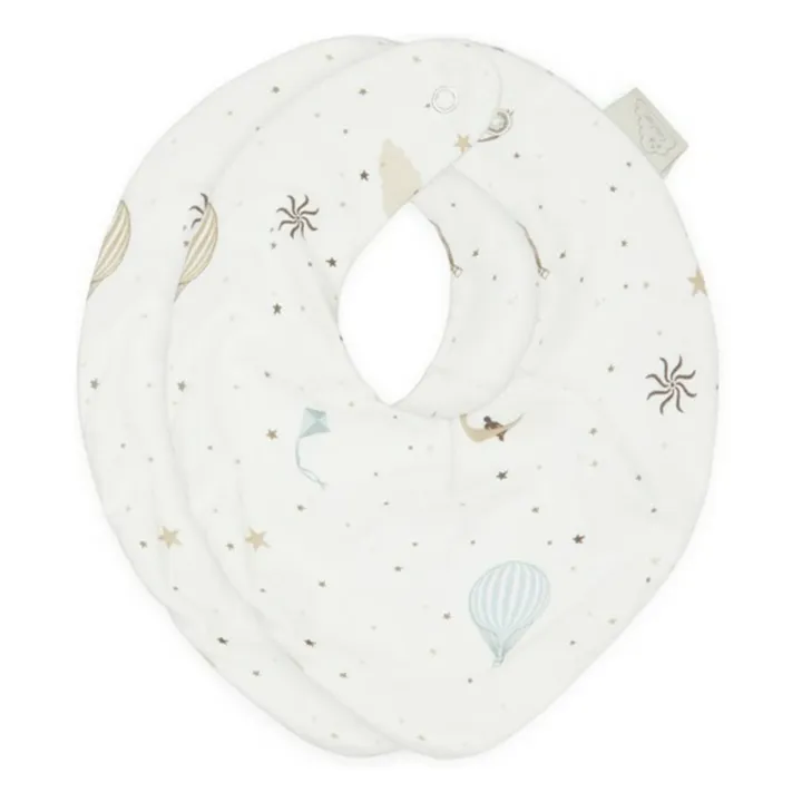 Babero bandana Dreamland - Lote de 2 | Azul Cielo- Imagen del producto n°0