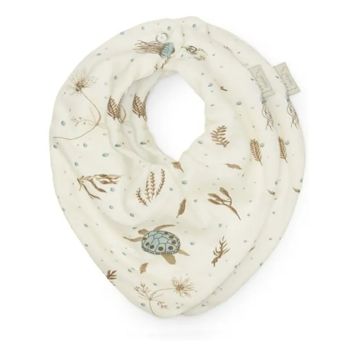 Bavoirs bandana Sea Garden - Set de 2 | Bleu- Image produit n°0