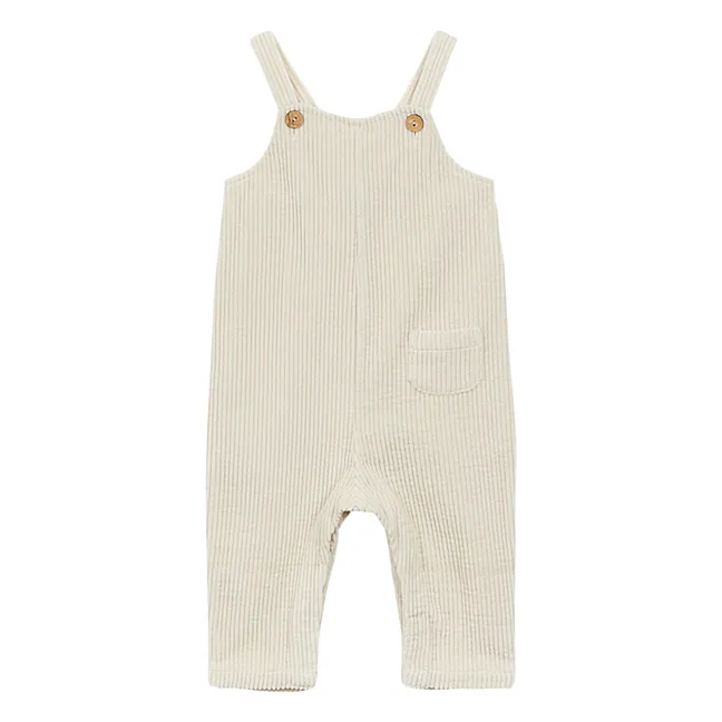 Salopette Gwennaig Coton Bio | Ecru