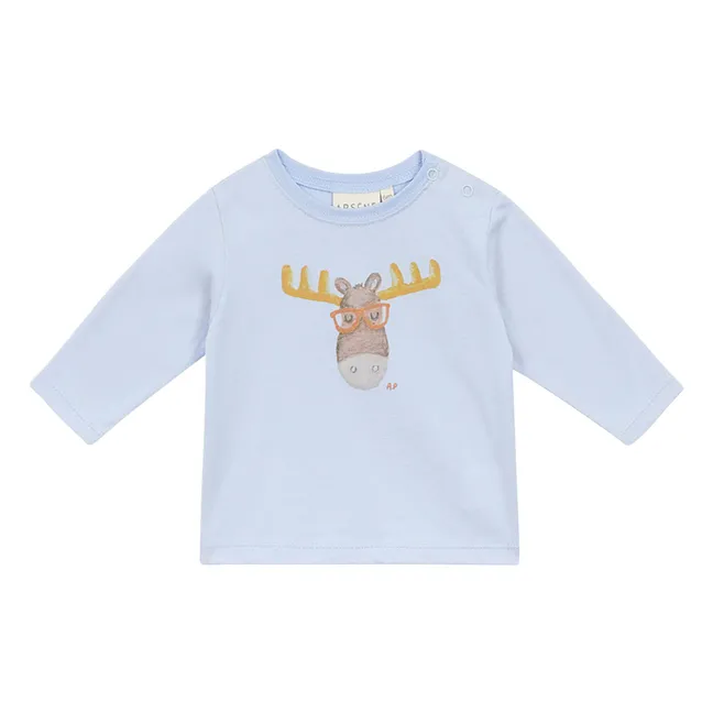 T-shirt Gérogio Coton Bio | Bleu