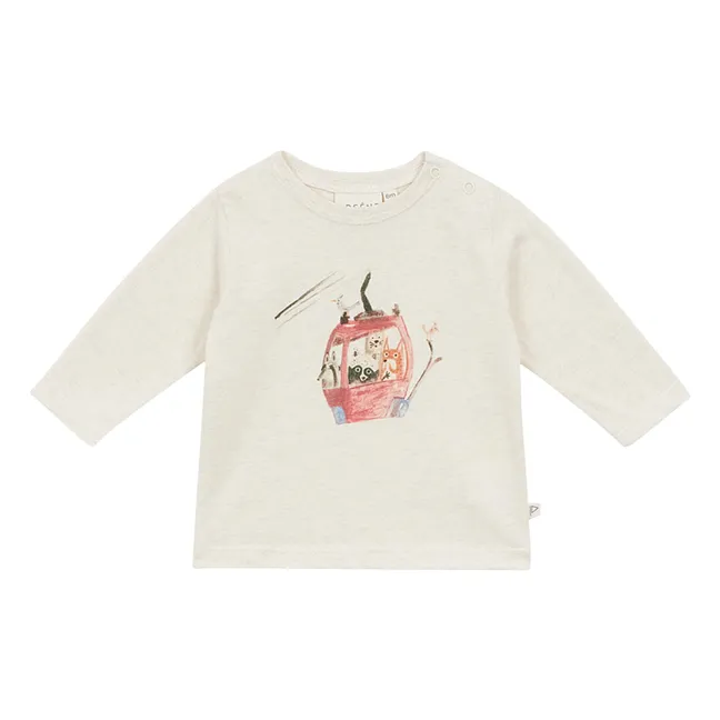 T-shirt Golbert Coton Bio | Sable