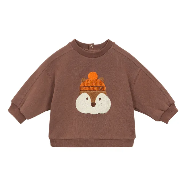 Sweat Gibson Coton Bio | Marron