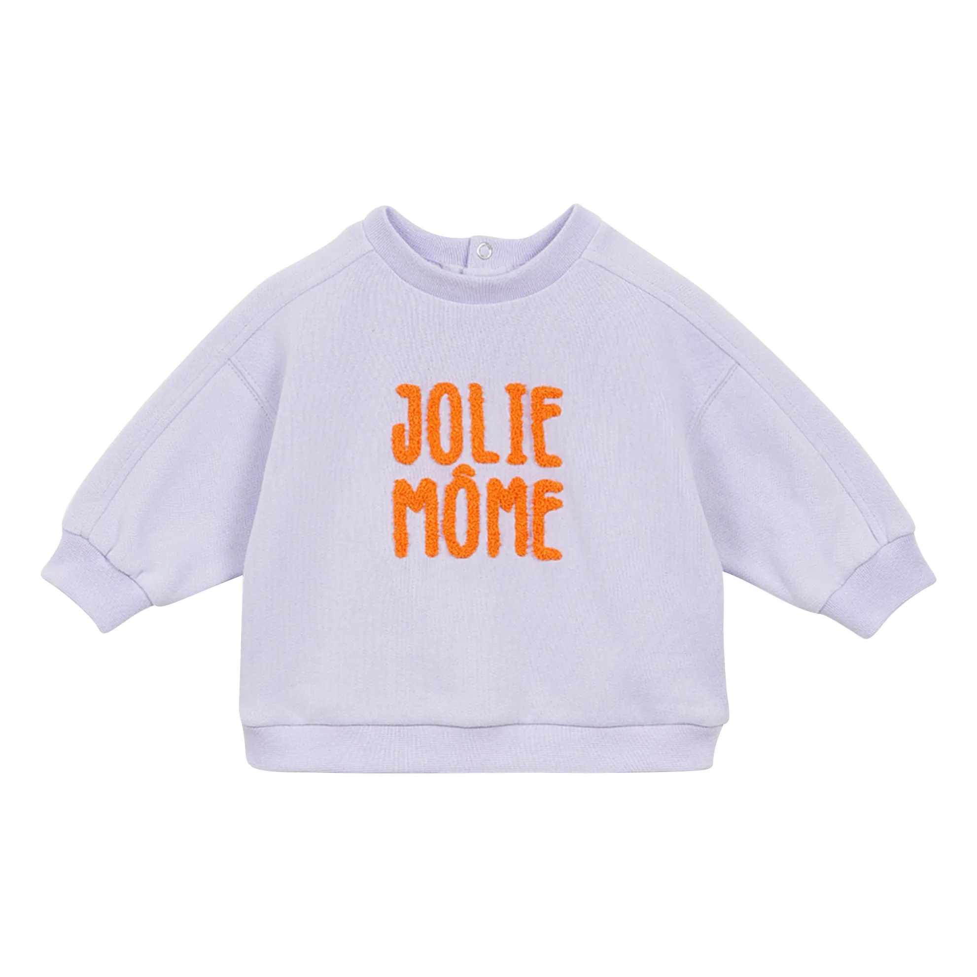 Arsène Et Les Pipelettes Lilac Elisée Organic Cotton Sweatshirt