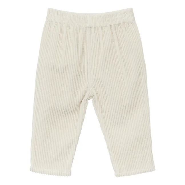 Pantalon Gawen Coton Bio | Ecru