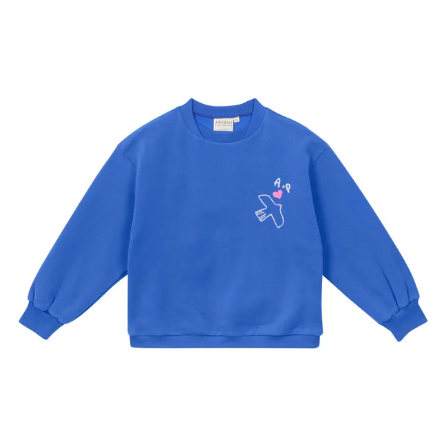 Sweatshirt Gwendale Bio-Baumwolle | Blau