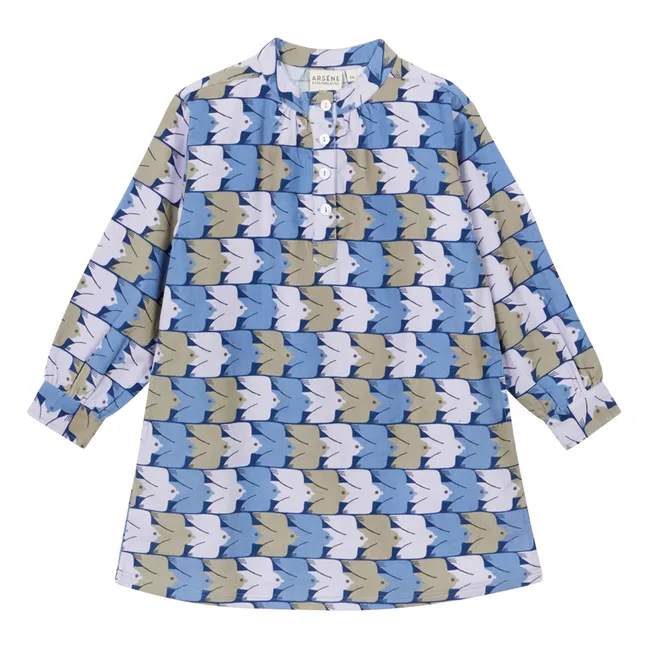 Robe Gladys Coton Bio | 	Lilas