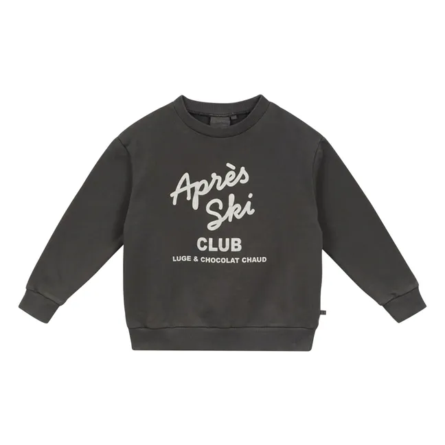 Gabino Sweatshirt aus Bio-Baumwolle | Anthrazit