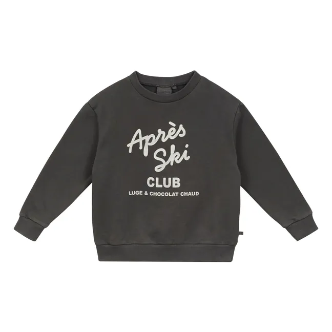 Sweat Gabino Coton Bio | Gris anthracite