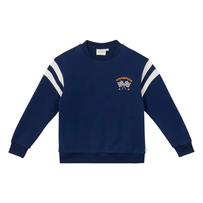 Sudadera Godson de algodón orgánico | Azul Marino