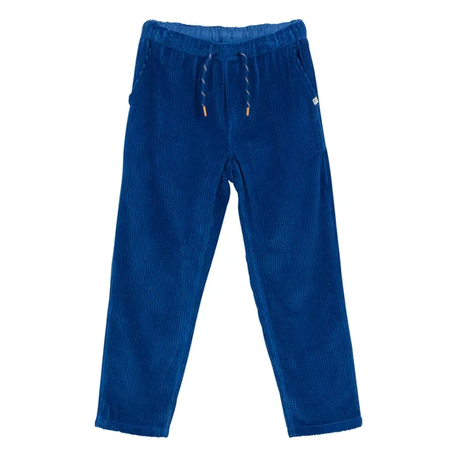 Gwendale organic cotton pants | Electric blue