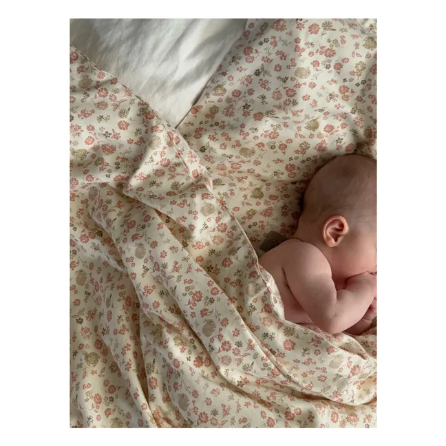 Parure de lit Augusta | Rose pêche