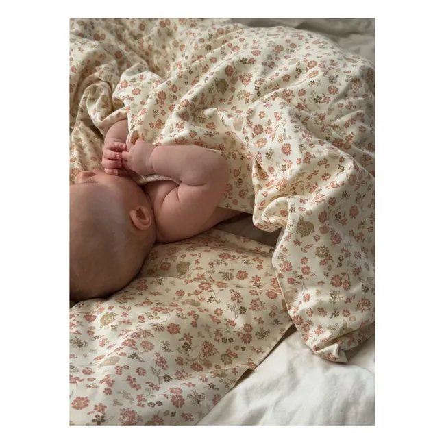Parure de lit Augusta | Rose pêche