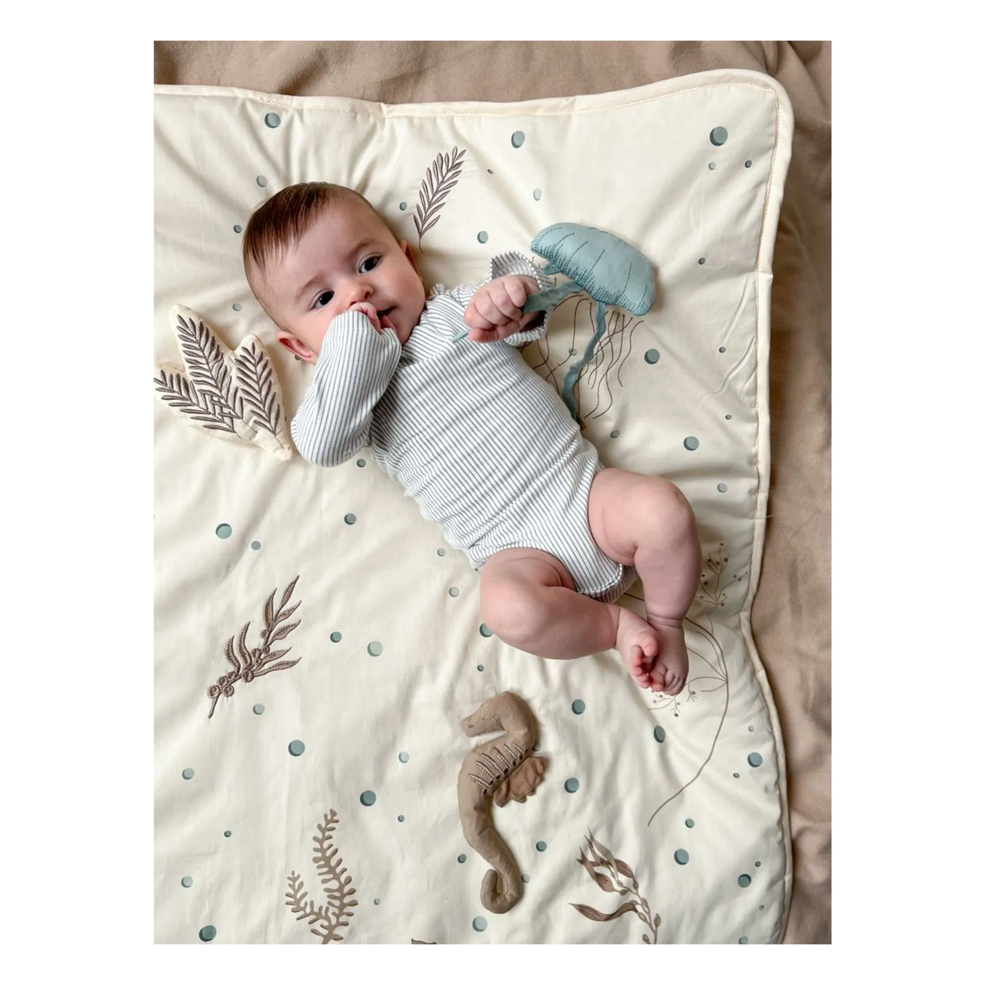 Tapis d'éveil Sea Garden | Bleu- Image produit n°2