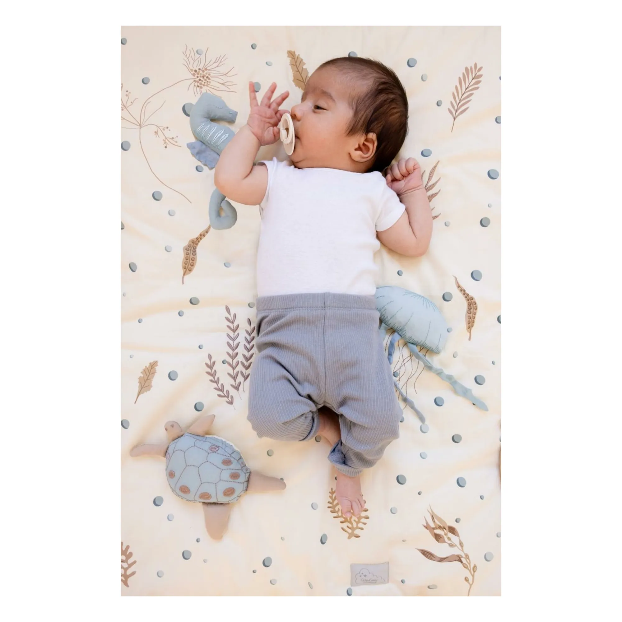 Tapis d'éveil Sea Garden | Bleu- Image produit n°1
