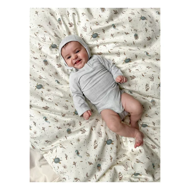 Juego de cama Sea Garden | Azul