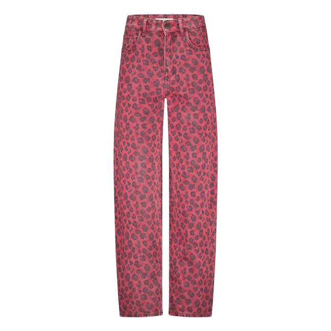 Pantalon Lew Guépard Coton Bio | Rouge