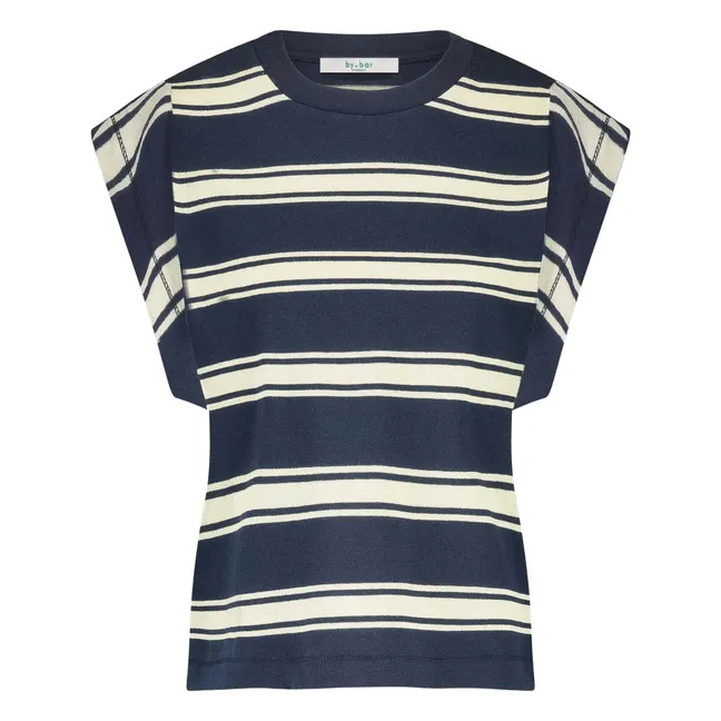 T-shirt Manson Rayé | Bleu marine