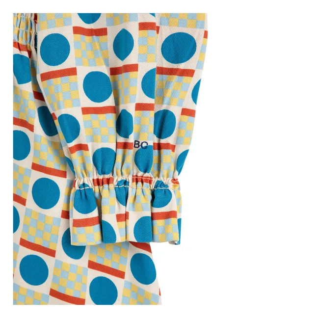 Robe Géométrique | Ecru