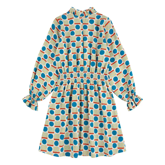 Robe Géométrique | Ecru