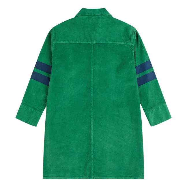 Robe Velours Côtelé | Vert