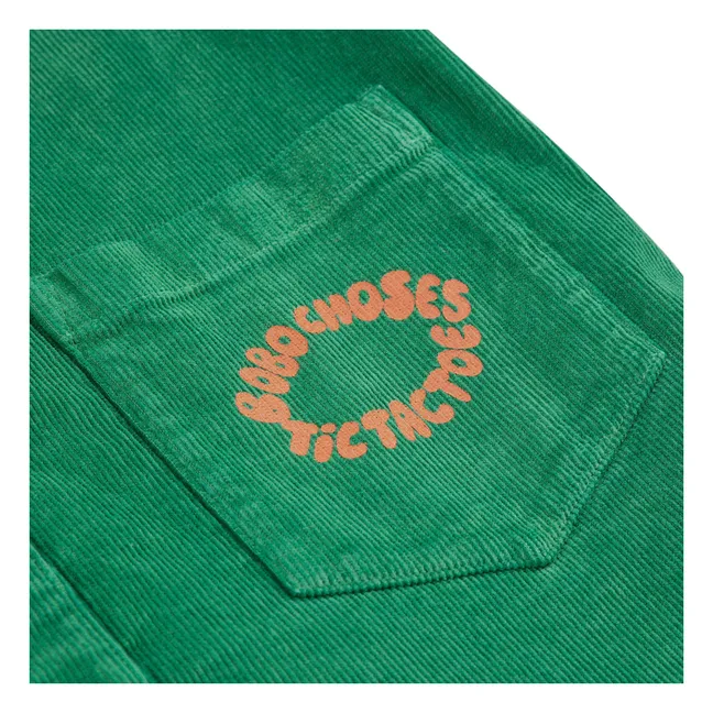 Vestido de pana | Verde