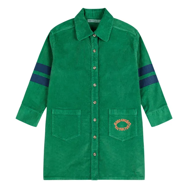 Vestido de pana | Verde