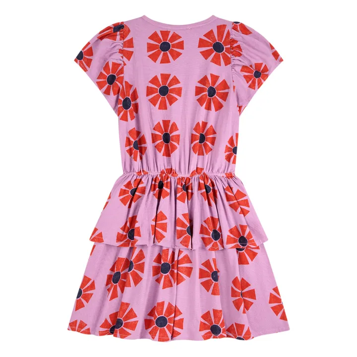 Robe Kaleidoscope Coton Bio | 	Lilas- Image produit n°3