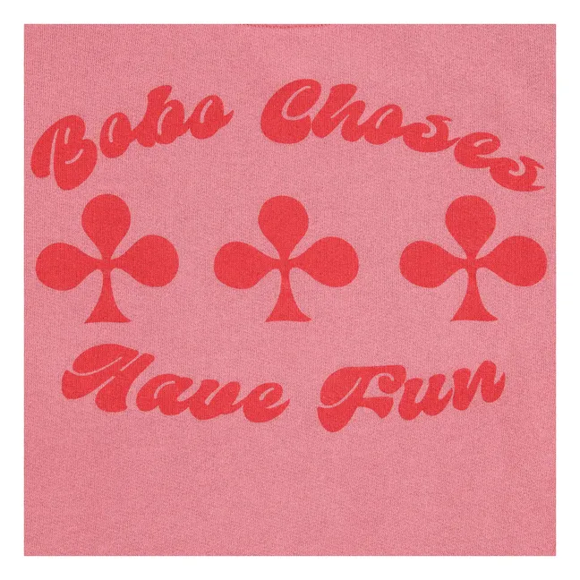 Robe Sweat Coton Bio | Rose