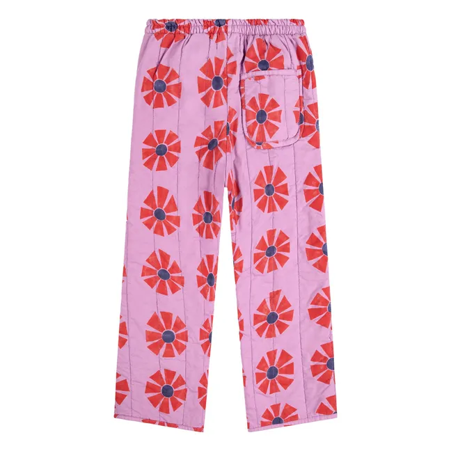 Pantalon Kaleidoscope Coton Bio | 	Lilas