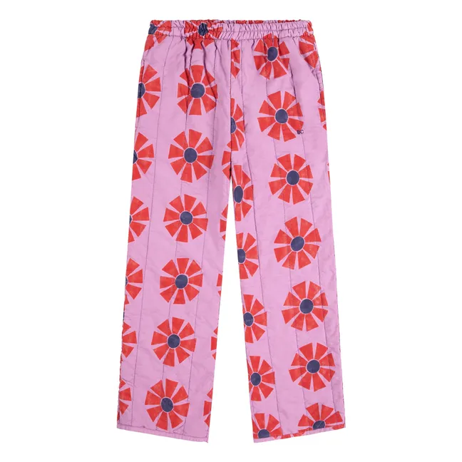 Pantalones de algodón orgánico Kaleidoscope | Lila