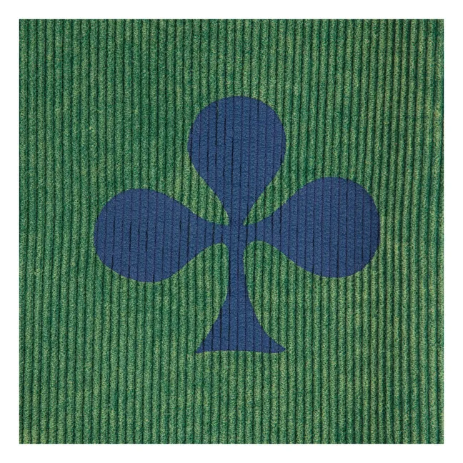 Pantalon Empiècements Velours Côtelé | Vert