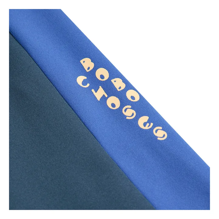 Malla técnica de fibra reciclada Colorblock | Azul- Imagen del producto n°4