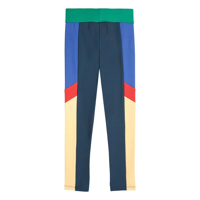 Legging Technique Colorblock Fibres Recyclées | Bleu