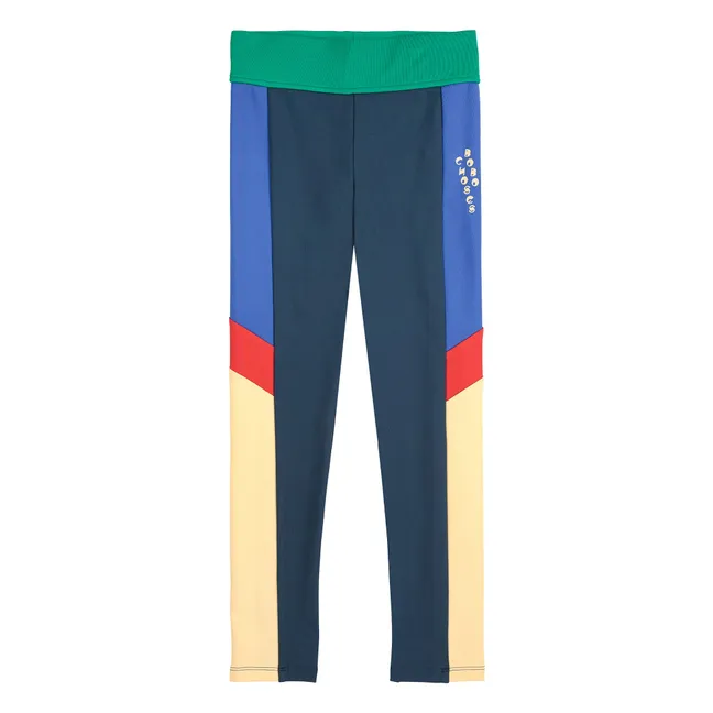 Legging Technique Colorblock Fibres Recyclées | Bleu