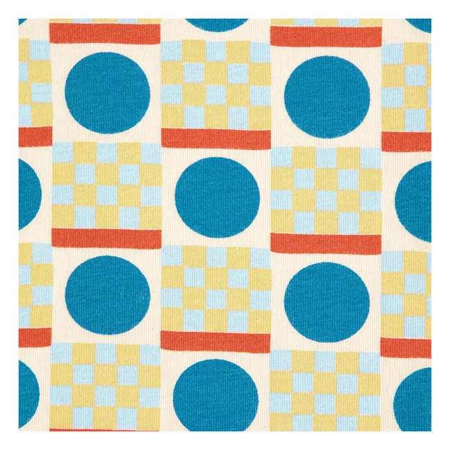 Geometrische Leggings Bio-Baumwolle | Seidenfarben