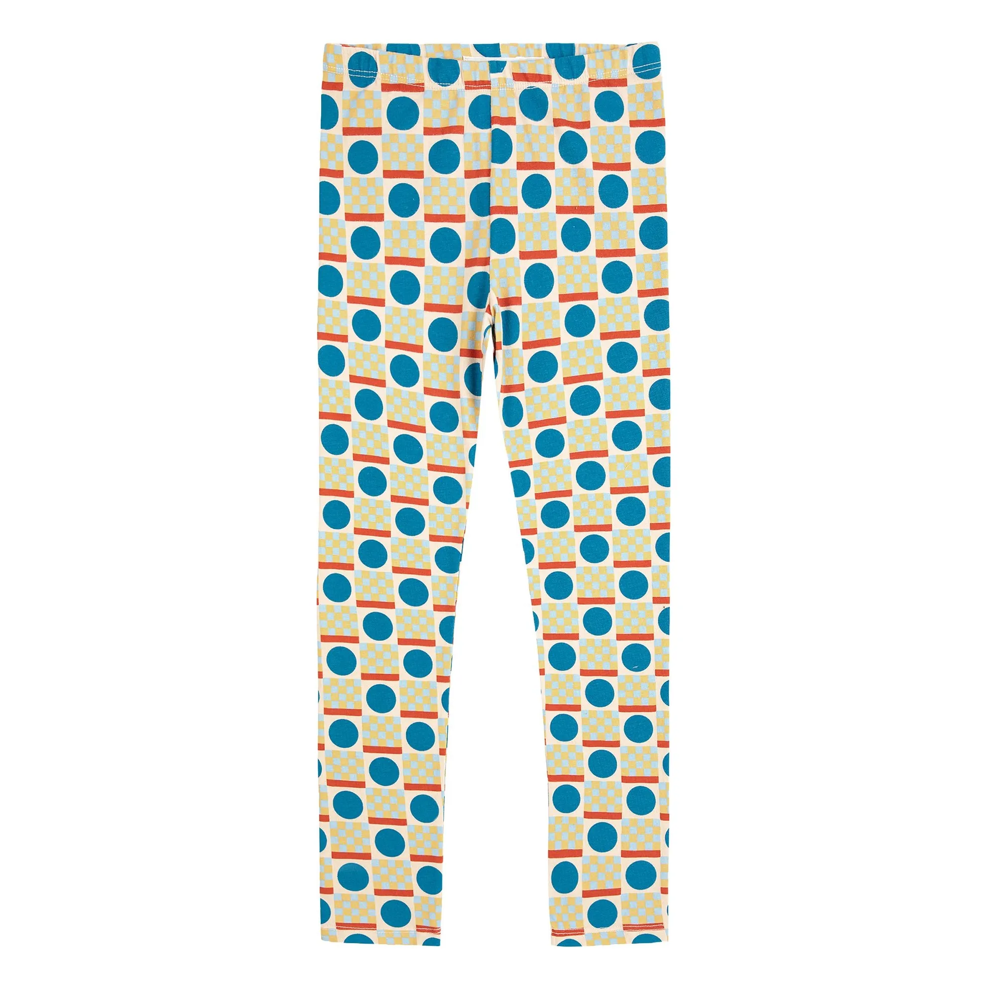 Bobo Choses Ecru Geometric Legging Organic Cotton