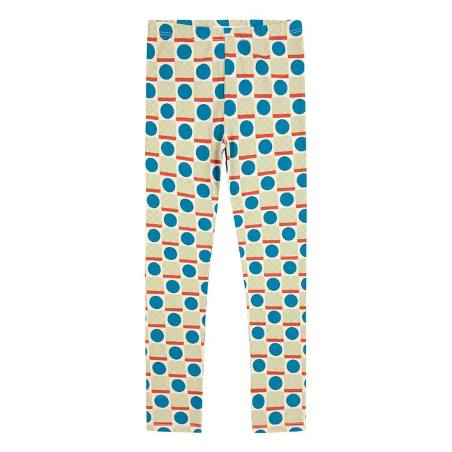 Legging geométrico Algodón orgánico | Crudo