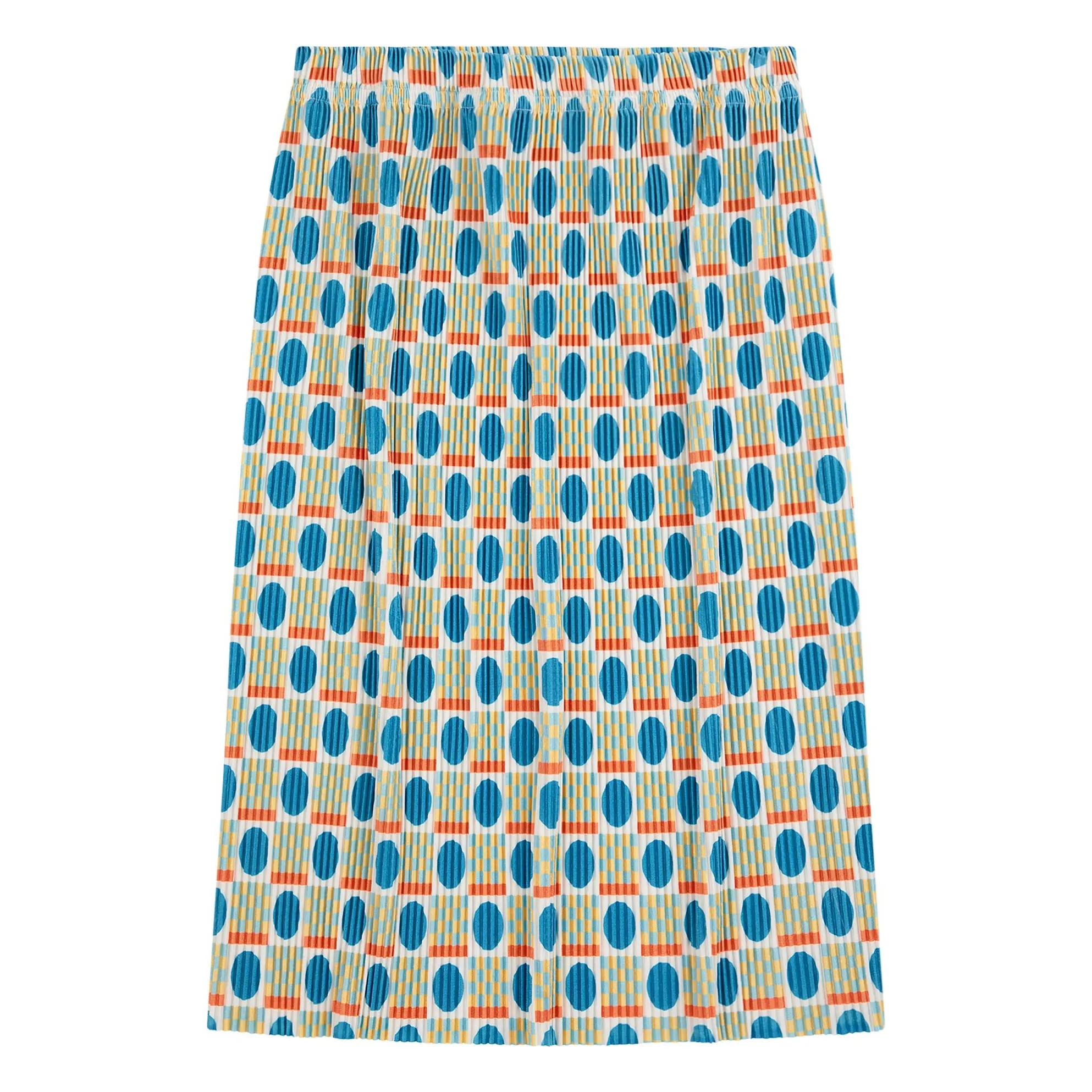Bobo Choses Ecru Geometric Midi Skirt
