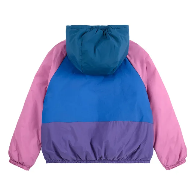 Veste Imperméable Réversible Trèfles Fibres Recyclées | Violet