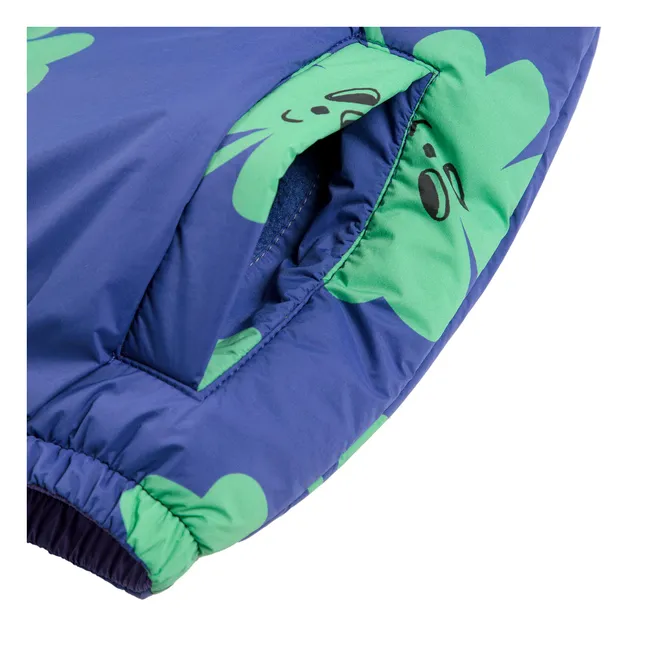 Veste Imperméable Réversible Trèfles Fibres Recyclées | Violet