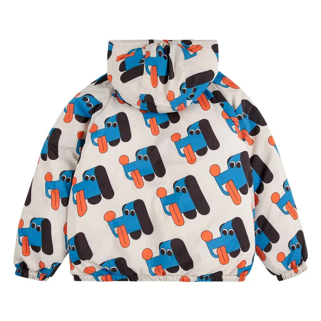 Veste Imperméable Réversible Fibres Recyclées | Blanc