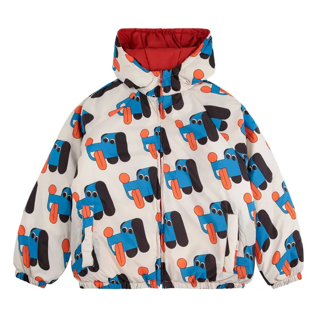 Veste Imperméable Réversible Fibres Recyclées | Blanc