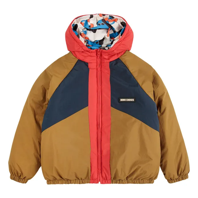 Veste Imperméable Réversible Fibres Recyclées | Blanc