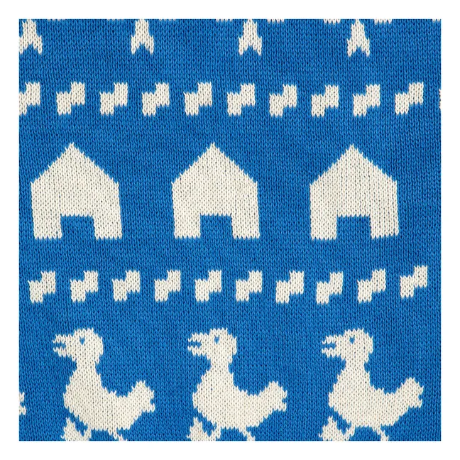 Pull Ferme Coton Bio | Bleu