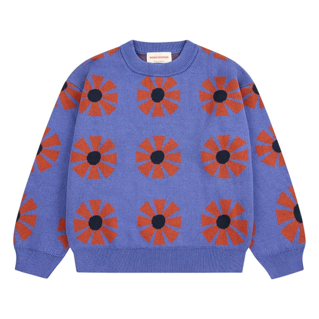 Jersey de algodón ecológico Kaleidoscope | Violeta