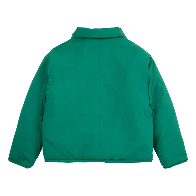 Veste Réversible Imperméable Fibres Recyclées | Vert