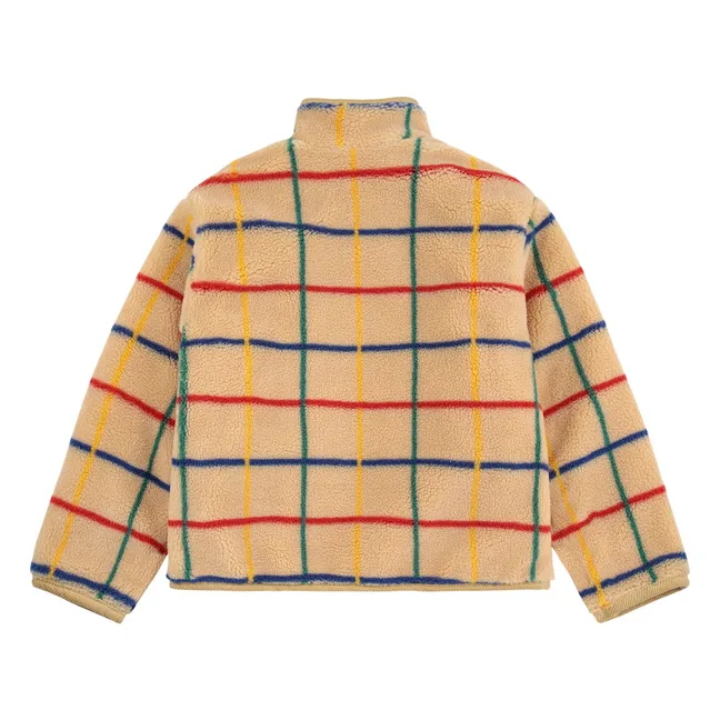 Veste Façon Sherpa Fibres Recyclées | Beige