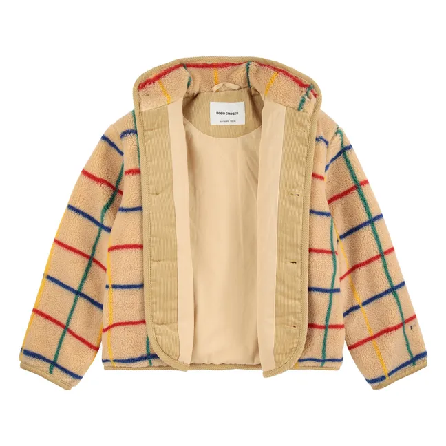 Sherpa-Jacke aus recycelten Fasern | Beige