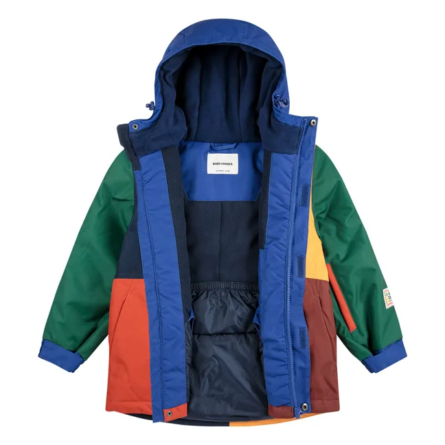 Veste de ski Colorblock Fibres Recyclées | Bleu